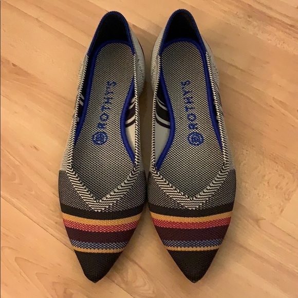 Rothy's Shoes - Rothy’s inverse stripe NEW point VIB
